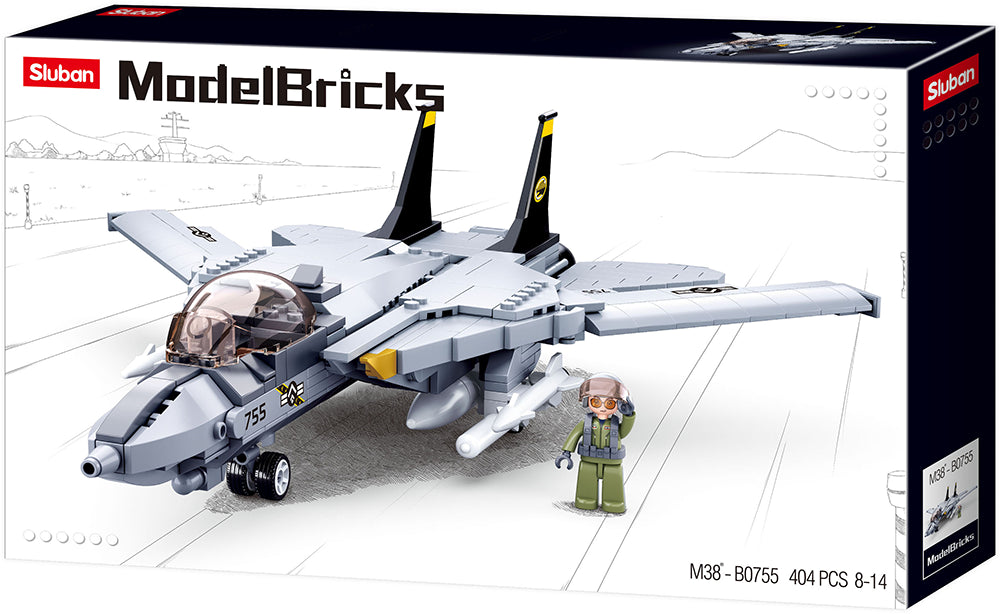 Sluban M38-B0755 - Model Bricks - Moderner Düsenjäger Sluban M38-B0755 - Model Bricks - Moderner Düsenjäger